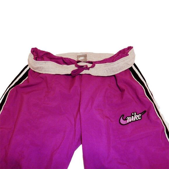 Nike capri style purple pink drawstring sweatpants - Picture 3 of 3